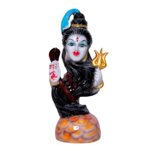 Lord Shiva Idol Showpiece for Home Decor (Black) Marble – 6 Inch - Image 2