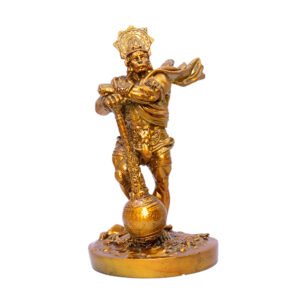 Bahubali Hanuman Idol Showpiece Espacially for Car Dashboad (Golden) Polyresin - 8 Inch - Image 2