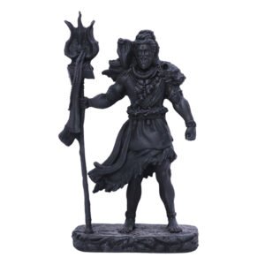 Lord Shiva Idol Statue Especially for Car Dashboard (Black) Polyresin - 5 Inch - Image 2