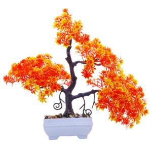 Artificial Plant Showpiece for Home Decor (Plastic) – 11 Inch - Image 3