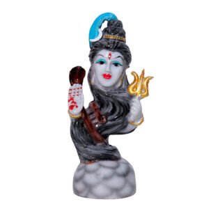 Lord Shiva Idol Showpiece for Home Decor (Black) Marble – 6 Inch
