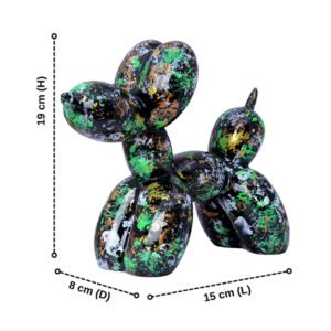 Balloon Dog Showpiece for Home Decor (Multicolor) Polyresin - 7.5 Inch - Image 3