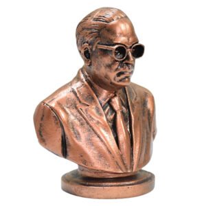 Dr. B.R. Ambedkar Bust – 12cm Copper Finish Idol - Image 2