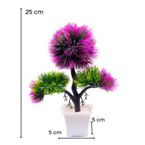 Artificial Plant Showpiece for Home Decor (Plastic) – 10 Inch - Image 3