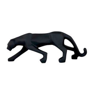 Jaguar Showpiece for Home Decor (Black) Polyresin – 3 Inch - Image 2