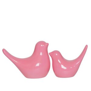Creative Love Birds Showpiece for Home Decor (Light Pink) Polyresin – 3.5 Inch - Image 2