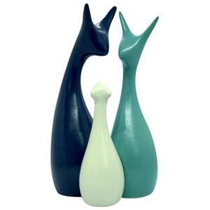 Lucky Deer Family Showpiece for Home Decor (Multicolor) Polyresin – 10 Inch - Image 2