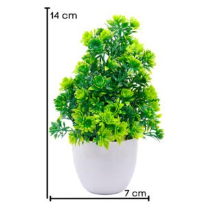 Artificial Plant Showpiece for Home Decor (Plastic) – 5.5 Inch - Image 3