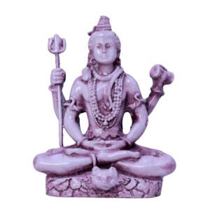 Lord Shiva Idol Statue Especially for Car Dashboard (Purple) Polyresin - 3 Inch - Image 2