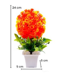 Artificial Plant Showpiece for Home Decor (Plastic) – 9.5 Inch - Image 3