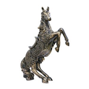 Antique Big Horse Showpiece for Home Decor (Polyresin) – 14 Inch
