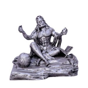 Antique Lord Hanuman Idol Showpiece Especially for Car Dashboard (Silver) Polyresin - 3.5 Inch - Image 4