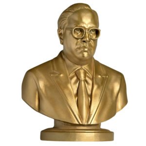 Dr. B.R. Ambedkar Bust – 12cm Gold Finish Statue - Image 2