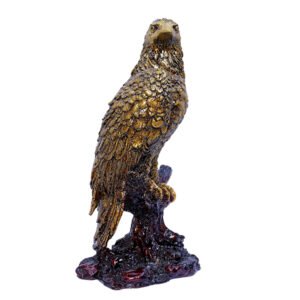 Mighty Eagle Showpiece for Home Decor (Antique) Polyresin – 8 Inch - Image 3