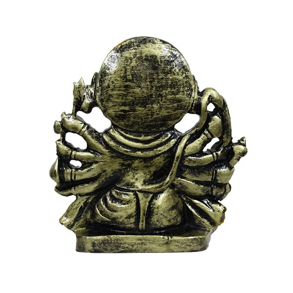 Panchmukhi Hanuman Idol Showpiece for Home Decor (Antique) Polyresin – 6 Inch
