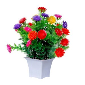 Artificial Plant Showpiece for Home Decor (Plastic) – 8 Inch - Image 2