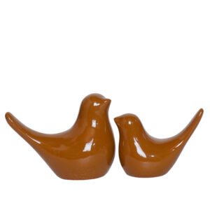 Creative Love Birds Showpiece for Home Decor (Brown) Polyresin – 3.5 Inch - Image 2