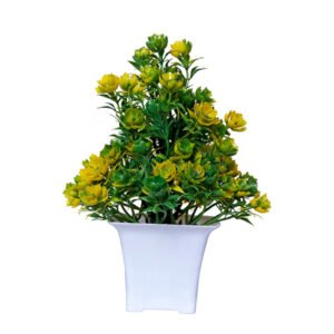 Artificial Plant Showpiece for Home Decor (Plastic) – 7 Inch - Image 2