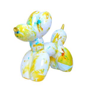 Balloon Dog Showpiece for Home Decor (Multicolor) Polyresin - 7.5 Inch - Image 2