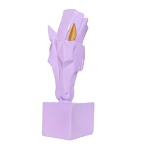 Grazing Horse Showpiece for Home Decor (Purple) Polyresin – 10 Inch