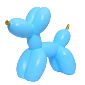 Balloon Dog Showpiece for Home Decor (Blue) Polyresin – 7.5 Inch - Image 2