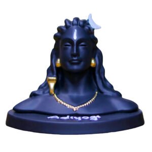 Adiyogi Idol Showpiece for Home Decor (Black) Polyresin – 3 Inch - Image 2