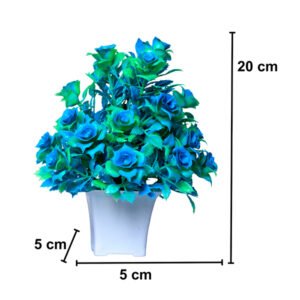 Green Artificial Plant Showpiece for Home Decor (Plastic) – 7 Inch - Image 3
