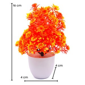 Artificial Plant Showpiece for Home Decor (Plastic) – 5.5 Inch - Image 3
