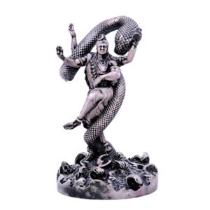 Tandav Lord Shiva Idol Statue Especially for Car Dashboard (Multicolor) Polyresin - 6 Inch - Image 2