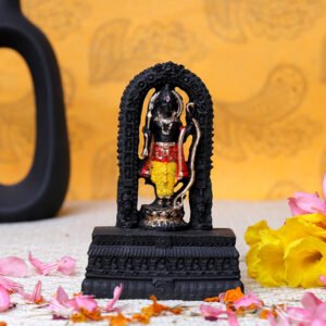 Ram Lalla Idol Showpiece for Home Decor (Black) Polyresin – 4 Inch - Image 1