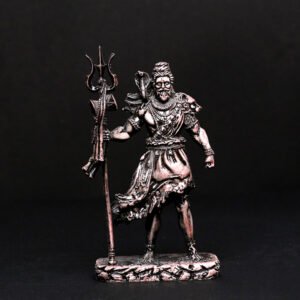 Lord Shiva Idol Statue Especially for Car Dashboard (Antique White) Polyresin - 5 Inch - Image 1