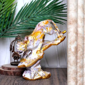 Tree Jaguar Showpiece for Home Decor (Multicolor) Polyresin – 8 Inch - Image 1