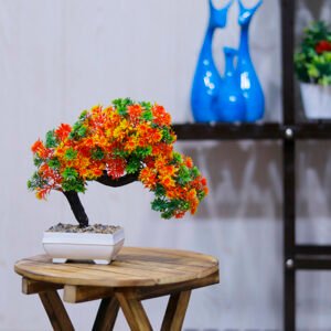 Artificial Plant Showpiece for Home Decor (Plastic) – 10 Inch - Image 1