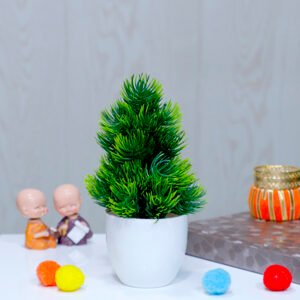 Artificial Plant Showpiece for Home Decor (Plastic) – 5.5 Inch - Image 1