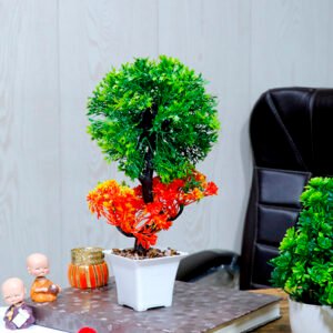 Artificial Plant Showpiece for Home Decor (Plastic) – 10.5 Inch - Image 1