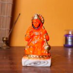 Divine Hanuman Idol | Polyresin Bajrangbali Murti | 11 cm (H) x 6 cm (L) x 6 cm (D) | Home & Puja Decor