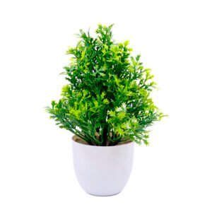 Artificial Plant Showpiece for Home Decor (Plastic) – 5.5 Inch - Image 2