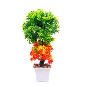 Artificial Plant Showpiece for Home Decor (Plastic) – 10.5 Inch - Image 2