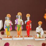 Exquisite Ram Darbar Marble Idol Showpiece for Home Decor (Marble)– 24 Inch