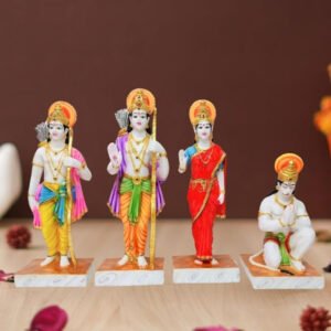 Exquisite Ram Darbar Marble Idol Showpiece for Home Decor (Marble)– 24 Inch