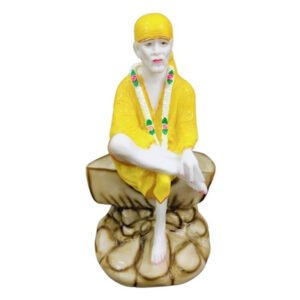 Sai Baba Idol Divine Marble Statue for Home & Office - 15 inch - Image 2