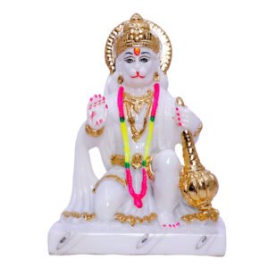The Lord Hanuman idol showpiece idol for home & office (Marble) - 7 inch - Image 2