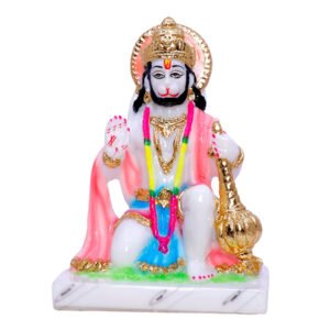 The Lord Hanuman idol showpiece idol for home & office (Marble) - 7 inch - Image 2