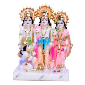 Exquisite Ram Darbar Marble Idol Showpiece for Home Decor (Marble) – 7 Inch - Image 2