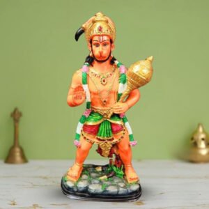 Lord Hanuman Idol Marble Sculpture - 20 Inch - Image 1