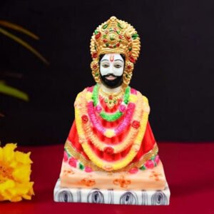 Khatu Shyam Idol Showpiece Figurine Statue (Marble) – 10 Inch - Image 1