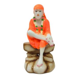 Sai Baba Idol Divine Marble Statue for Home & Office - 6 inch - Image 2