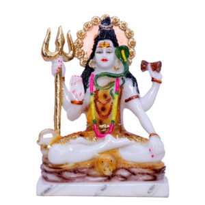 Lord Shiva Idol Statu for home and office (Marble) - 9 Inch - Image 2