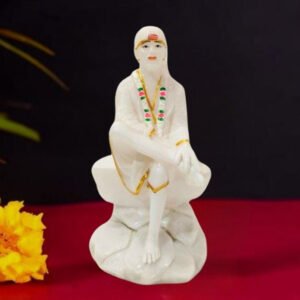 Sai Baba Idol Divine Marble Statue for Home & Office - 12 inch