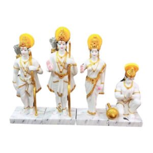 Exquisite Ram Darbar Marble Idol Showpiece for Home Decor (Marble) – 24 Inch - Image 2